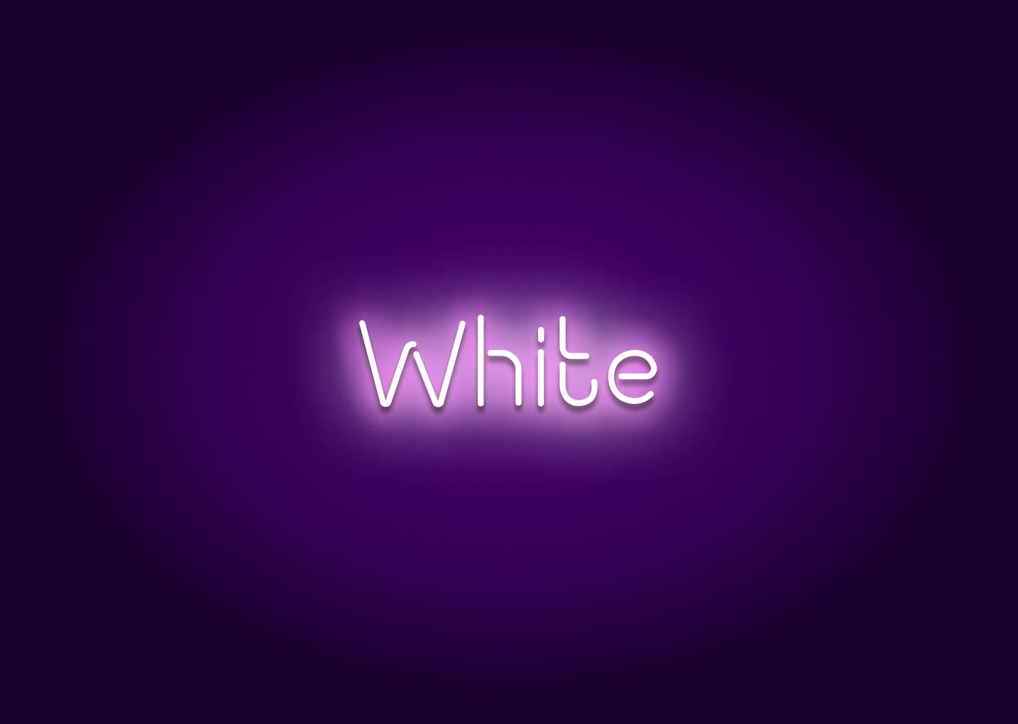 White - Name Neon Signs