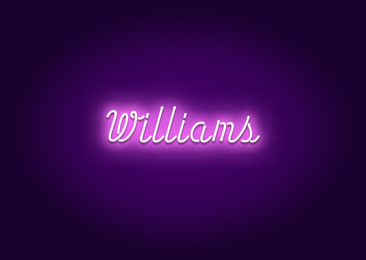 Williams - Name Neon Signs