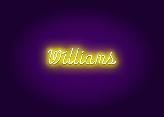 Williams - Name Neon Signs