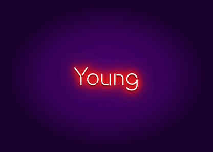 Young - Name Neon Signs