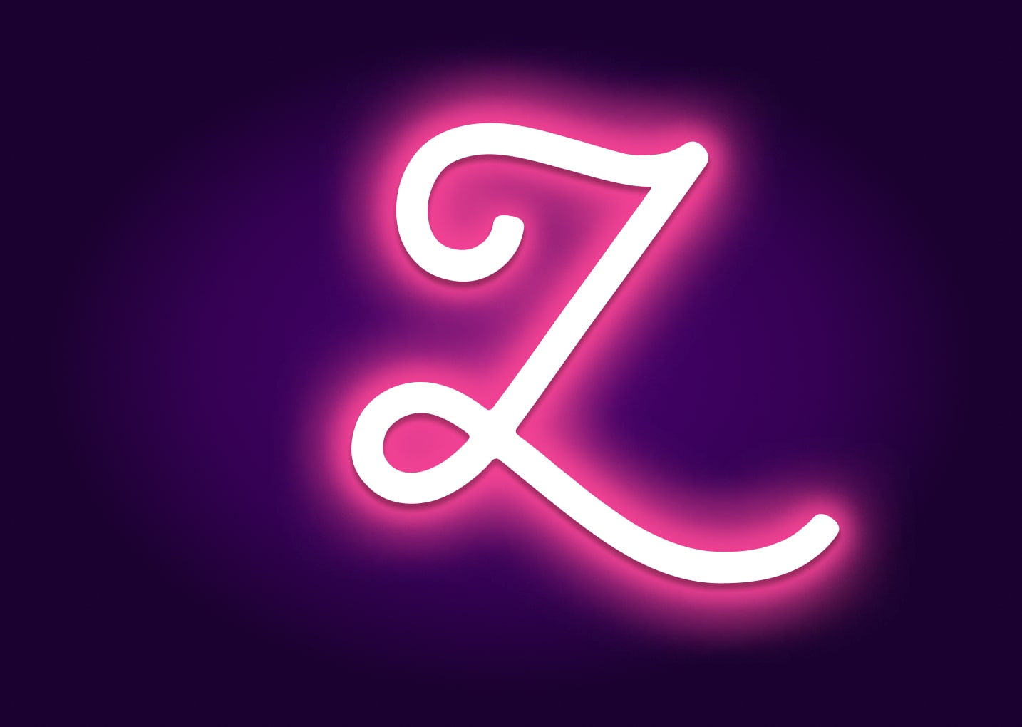 Name Initials Z Neon Signs - Modern