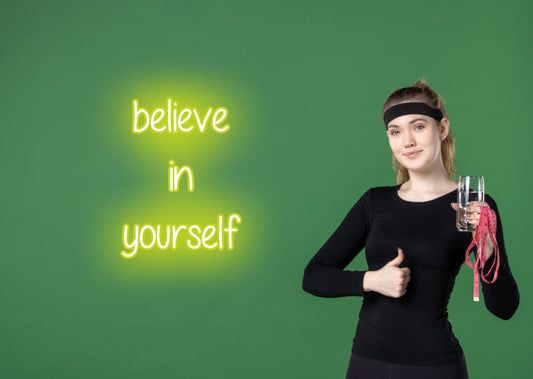 believe in yourself Neon Signs
